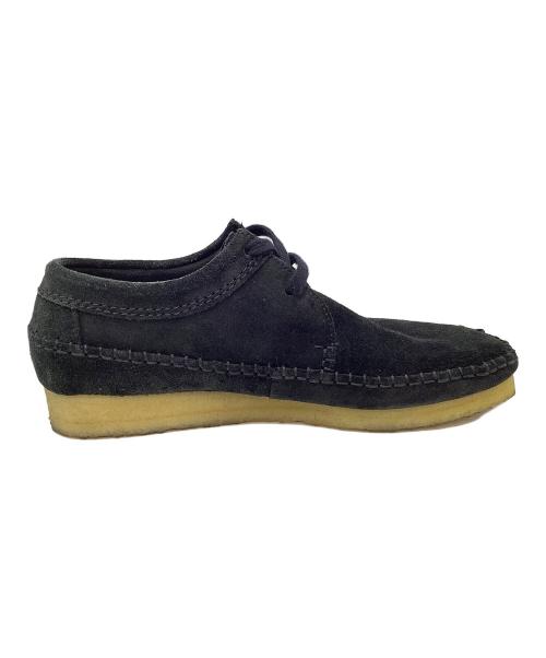 CLARKS（クラークス）CLARKS (クラークス) ワラビーシューズ ブラック サイズ:UK8 1/2の古着・服飾アイテム