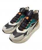 PUMAプーマ）の古着「ゴルフシューズGS-X EEFEKT ウィンター スパイクレスシューズ メンズ」｜グレー×ホワイト
