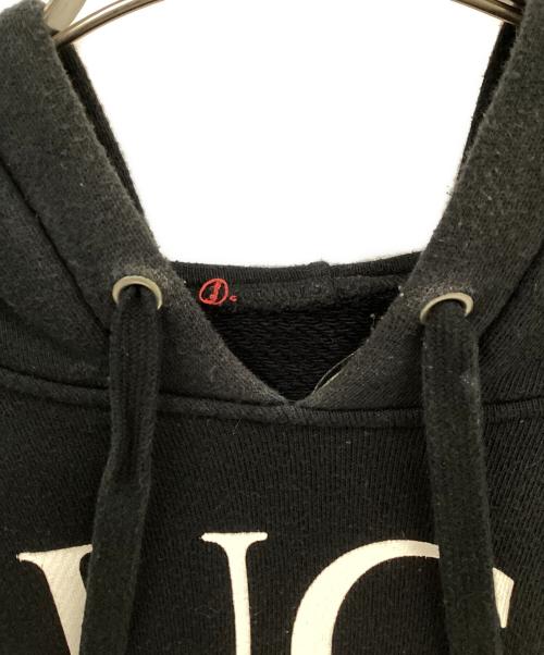GUCCI（グッチ）GUCCI (グッチ) プルオーバーパーカー ブラック×ホワイト サイズ:Ｓの古着・服飾アイテム