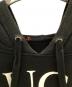 中古・古着 GUCCI (グッチ) プルオーバーパーカー ブラック×ホワイト サイズ:Ｓ：18000円
