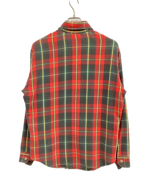 big mac（ビッグマック）big mac (ビッグマック) ネルシャツ レッド×グレー サイズ:Ⅿの古着・服飾アイテム