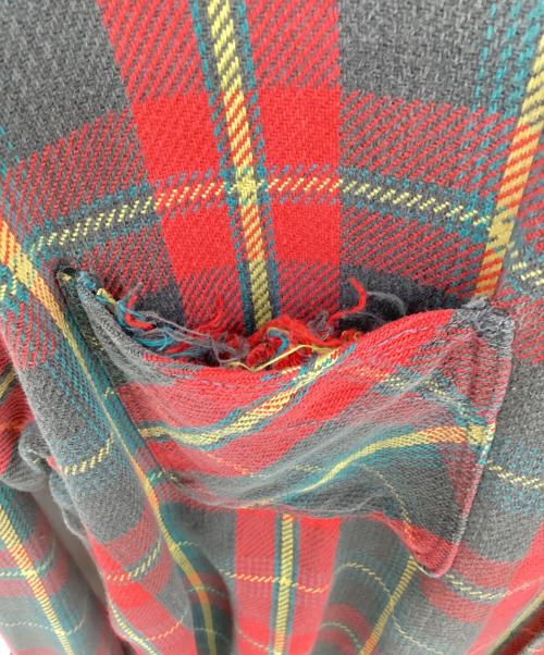 big mac（ビッグマック）big mac (ビッグマック) ネルシャツ レッド×グレー サイズ:Ⅿの古着・服飾アイテム