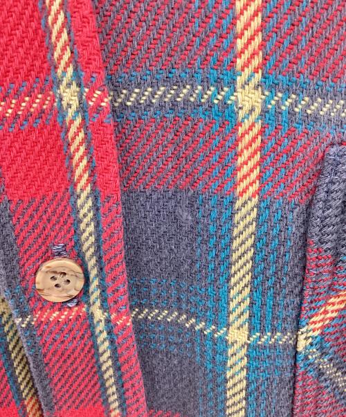 big mac（ビッグマック）big mac (ビッグマック) ネルシャツ レッド×グレー サイズ:Ⅿの古着・服飾アイテム