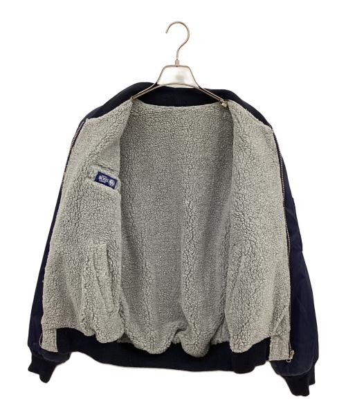 BOSS（ボス）BOSS (ボス) リバーシブルMA-1ジャケット ネイビー×グレー サイズ:FREEの古着・服飾アイテム