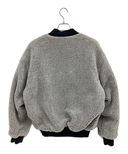 BOSS（ボス）BOSS (ボス) リバーシブルMA-1ジャケット ネイビー×グレー サイズ:FREEの古着・服飾アイテム