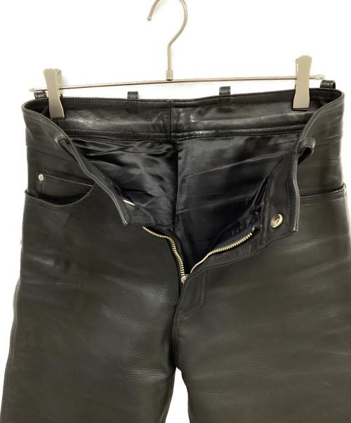 HARLEY-DAVIDSON（ハーレーダビッドソン）HARLEY-DAVIDSON (ハーレーダビッドソン) レザーパンツ ブラック サイズ:30の古着・服飾アイテム