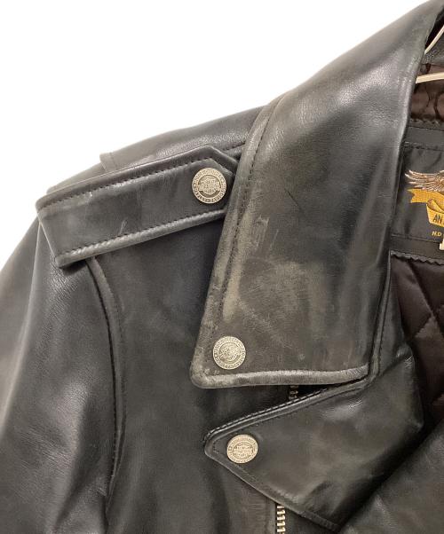 HARLEY-DAVIDSON（ハーレーダビッドソン）HARLEY-DAVIDSON (ハーレーダビッドソン) ダブルライダースジャケット ブラック サイズ:Ⅿの古着・服飾アイテム