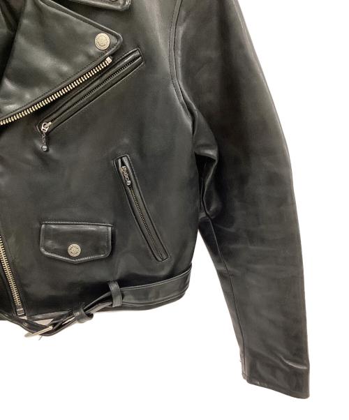 HARLEY-DAVIDSON（ハーレーダビッドソン）HARLEY-DAVIDSON (ハーレーダビッドソン) ダブルライダースジャケット ブラック サイズ:Ⅿの古着・服飾アイテム