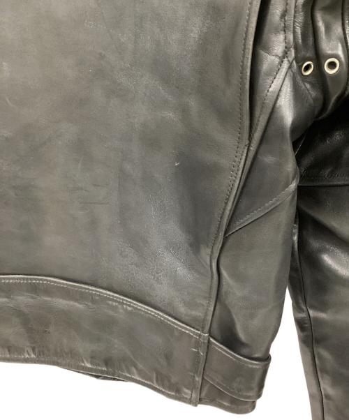 HARLEY-DAVIDSON（ハーレーダビッドソン）HARLEY-DAVIDSON (ハーレーダビッドソン) ダブルライダースジャケット ブラック サイズ:Ⅿの古着・服飾アイテム