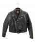 HARLEY-DAVIDSON（ハーレーダビッドソン）の古着「ダブルライダースジャケット」｜ブラック