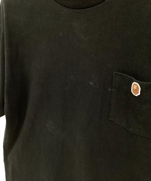 A BATHING APE（アベイシングエイプ）A BATHING APE (アベイシングエイプ) プリントTシャツ ブラック サイズ:Ⅿの古着・服飾アイテム