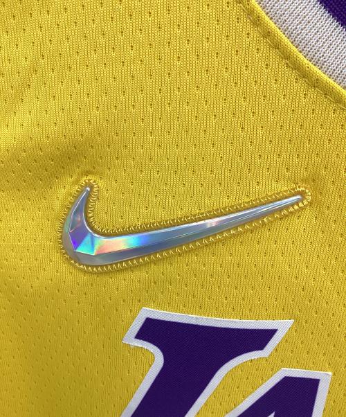 NIKE（ナイキ）NIKE (ナイキ) ゲームシャツ イエロー×パープル サイズ:3XLの古着・服飾アイテム