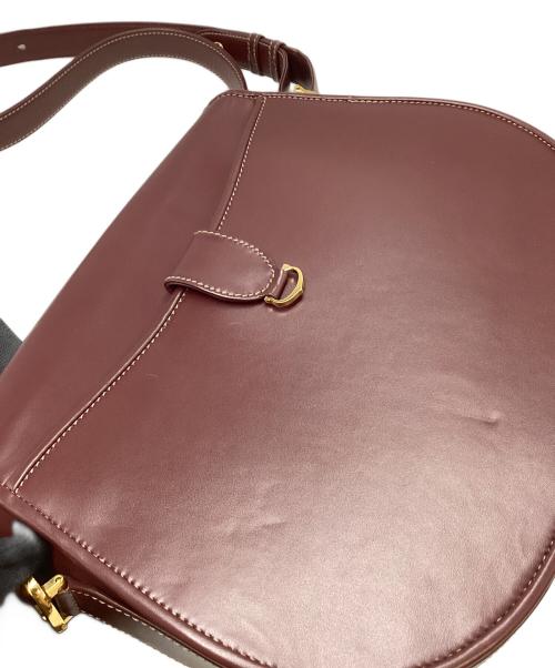 Cartier（カルティエ）Cartier (カルティエ) カルティエ/マストライン/ショルダーバッグ ボルドー×ゴールドの古着・服飾アイテム