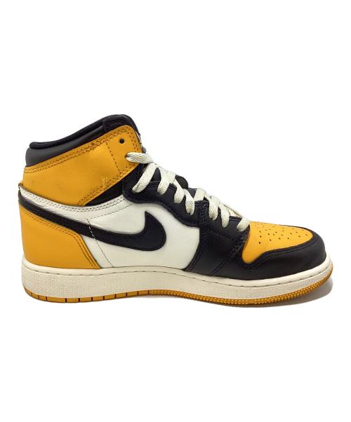 NIKE（ナイキ）NIKE (ナイキ) Air Jordan 1 Retro High OG Taxi イエロー×ブラック サイズ:24㎝の古着・服飾アイテム