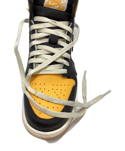 NIKE（ナイキ）NIKE (ナイキ) Air Jordan 1 Retro High OG Taxi イエロー×ブラック サイズ:24㎝の古着・服飾アイテム