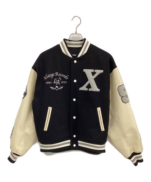 X-LARGE（エクストララージ）X-LARGE (エクストララージ) スタジャン ブラウン×ベージュ サイズ:Ⅿの古着・服飾アイテム