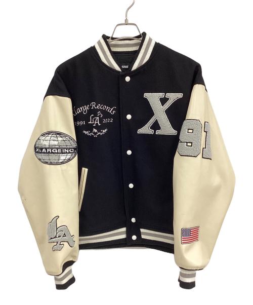 X-LARGE（エクストララージ）X-LARGE (エクストララージ) スタジャン ブラウン×ベージュ サイズ:Ⅿの古着・服飾アイテム