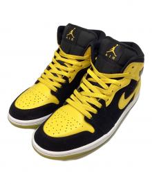 NIKE（ナイキ）の古着「Air Jordan 1 Mid SE New Love」｜イエロー×ブラック