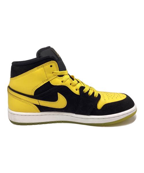 NIKE（ナイキ）NIKE (ナイキ) Air Jordan 1 Mid SE New Love イエロー×ブラック サイズ:26.5の古着・服飾アイテム