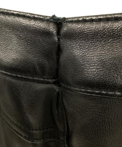 RALPH LAUREN SPORT（ラルフローレン スポーツ）RALPH LAUREN SPORT (ラルフローレン スポーツ) レザーパンツ ブラック サイズ:5ｆの古着・服飾アイテム