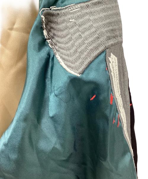 FRIDAY13（FRIDAY13）FRIDAY13 (FRIDAY13) スカジャン グリーン×アイボリー サイズ:Lの古着・服飾アイテム