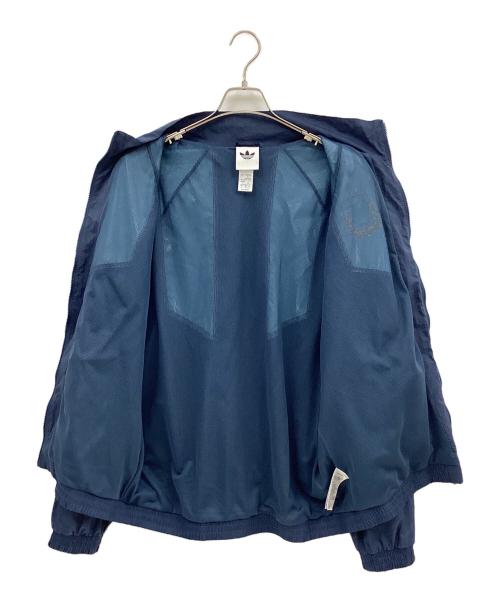 adidas（アディダス）adidas (アディダス) トラックジャケット ブルー×ホワイト サイズ:XLの古着・服飾アイテム