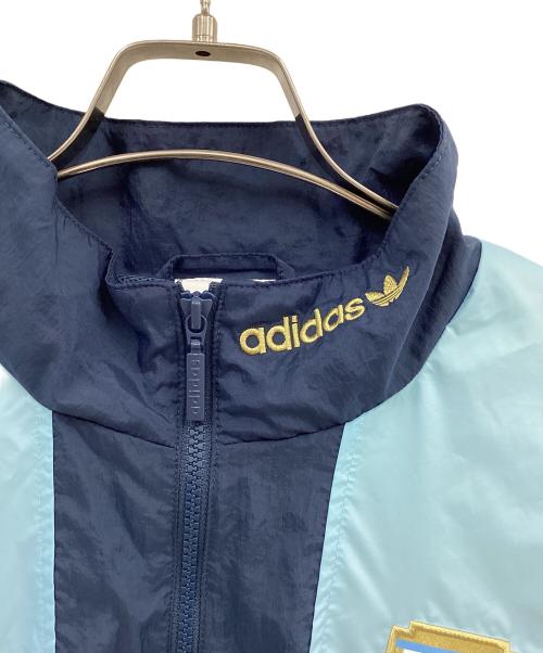 adidas（アディダス）adidas (アディダス) トラックジャケット ブルー×ホワイト サイズ:XLの古着・服飾アイテム
