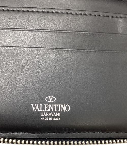 VALENTINO GARAVANI（ヴァレンティノ・ガラヴァーニ）VALENTINO GARAVANI (ヴァレンティノ・ガラヴァーニ) ヴァレンティノ・ガラヴァーニ/ショルダーウォレット ブラック×ホワイトの古着・服飾アイテム