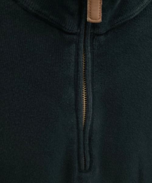POLO RALPH LAUREN（ポロ・ラルフローレン）POLO RALPH LAUREN (ポロ・ラルフローレン) ハーフジップスウェット ブラック サイズ:Lの古着・服飾アイテム