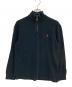 POLO RALPH LAUREN（ポロ・ラルフローレン）の古着「ハーフジップスウェット」｜ブラック