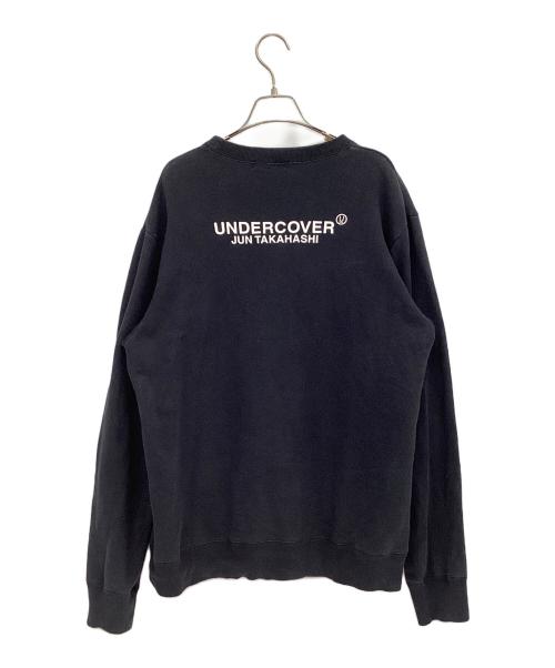 UNDERCOVER（アンダーカバー）UNDERCOVER (アンダーカバー) プリントスウェット ブラック サイズ:4の古着・服飾アイテム