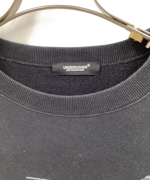 UNDERCOVER（アンダーカバー）UNDERCOVER (アンダーカバー) プリントスウェット ブラック サイズ:4の古着・服飾アイテム
