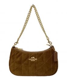 COACH（コーチ）の古着「コーチ/CET35/2WAYショルダーバッグ」｜ブラウン×ゴールド
