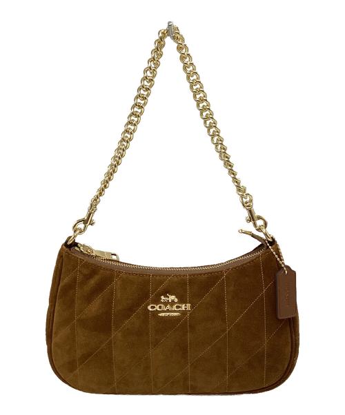 COACH（コーチ）COACH (コーチ) コーチ/CET35/2WAYショルダーバッグ ブラウン×ゴールドの古着・服飾アイテム
