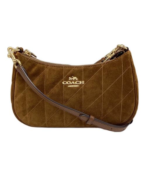 COACH（コーチ）COACH (コーチ) コーチ/CET35/2WAYショルダーバッグ ブラウン×ゴールドの古着・服飾アイテム