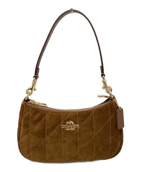 COACH（コーチ）COACH (コーチ) コーチ/CET35/2WAYショルダーバッグ ブラウン×ゴールドの古着・服飾アイテム