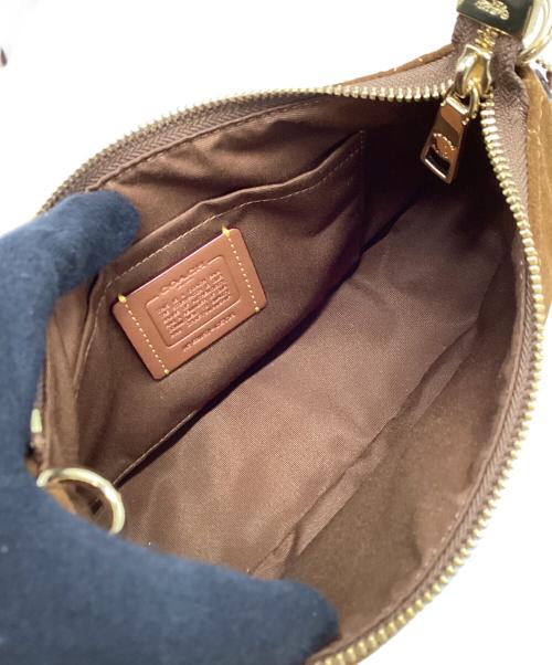 COACH（コーチ）COACH (コーチ) コーチ/CET35/2WAYショルダーバッグ ブラウン×ゴールドの古着・服飾アイテム