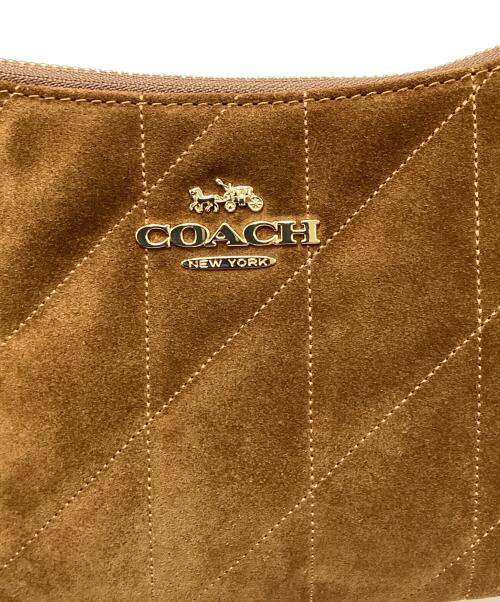 COACH（コーチ）COACH (コーチ) コーチ/CET35/2WAYショルダーバッグ ブラウン×ゴールドの古着・服飾アイテム