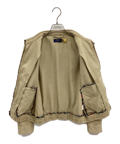 POLO RALPH LAUREN（ポロ・ラルフローレン）POLO RALPH LAUREN (ポロ・ラルフローレン) スイングトップ ベージュ サイズ:Ⅿの古着・服飾アイテム