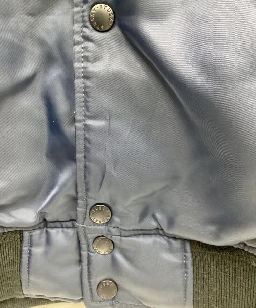 stussy（ステューシー）stussy (ステューシー) FRAGMENT DESIGN (フラグメントデザイン) MA-1ジャケット ネイビー サイズ:XLの古着・服飾アイテム