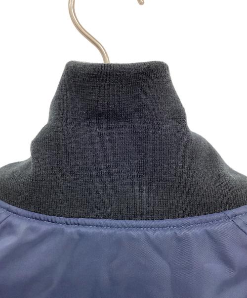 stussy（ステューシー）stussy (ステューシー) FRAGMENT DESIGN (フラグメントデザイン) MA-1ジャケット ネイビー サイズ:XLの古着・服飾アイテム