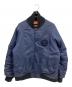 stussy（ステューシー）の古着「MA-1ジャケット」｜ネイビー
