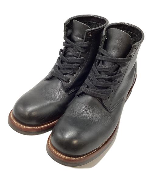 PISTOLERO（ピストレロ）PISTOLERO (ピストレロ) レースアップブーツ ブラック サイズ:8 1/2の古着・服飾アイテム