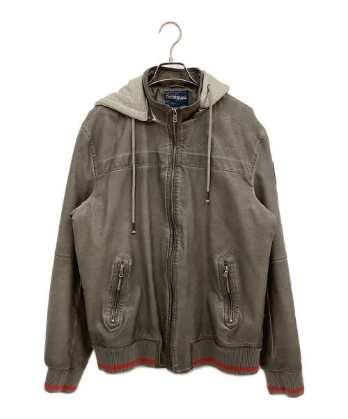 Desigual（デシグアル）Desigual (デシグアル) フーデッドジャケット グレー サイズ:XLの古着・服飾アイテム