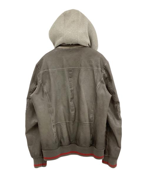 Desigual（デシグアル）Desigual (デシグアル) フーデッドジャケット グレー サイズ:XLの古着・服飾アイテム