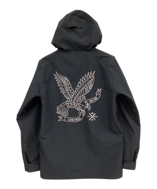 Quiksilver（クイックシルバー）Quiksilver (クイックシルバー) スノーボードウェア(ジャケット) ブラック サイズ:XSの古着・服飾アイテム
