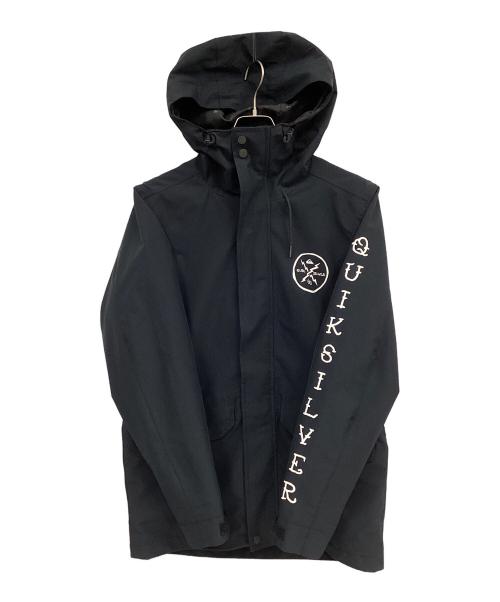 Quiksilver（クイックシルバー）Quiksilver (クイックシルバー) スノーボードウェア(ジャケット) ブラック サイズ:XSの古着・服飾アイテム