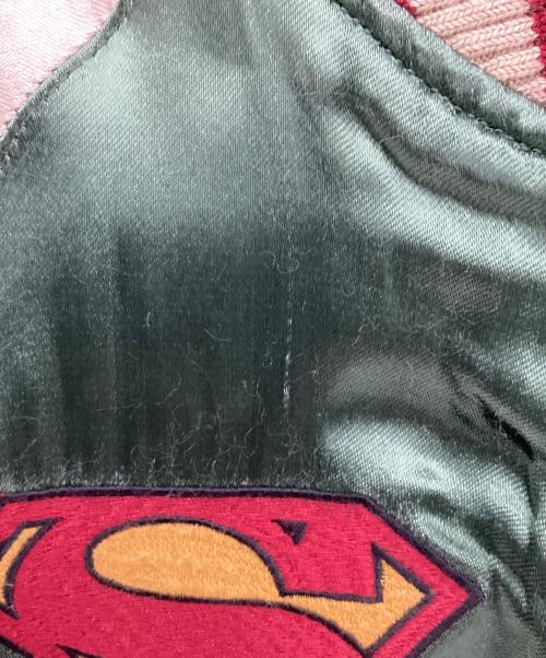 VANSON（バンソン）VANSON (バンソン) JUSTICE LEAGUE スカジャン グリーン×ブラック サイズ:XSの古着・服飾アイテム