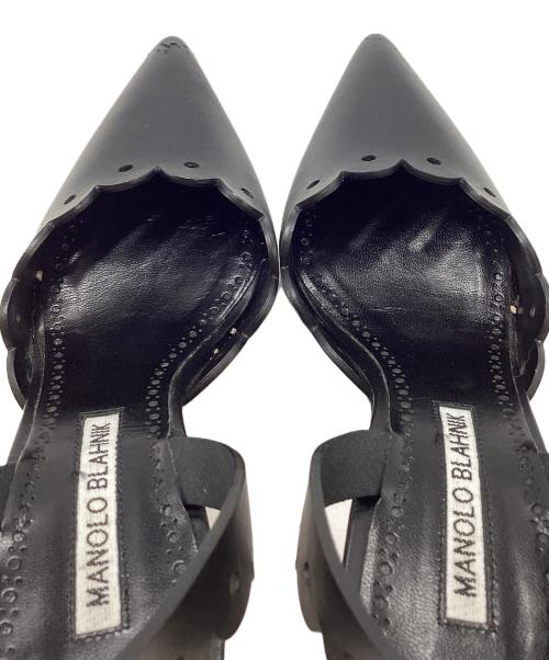 Manolo Blahnik（マノロ ブラニク）Manolo Blahnik (マノロ ブラニク) NIKOSLI ブラック サイズ:34の古着・服飾アイテム