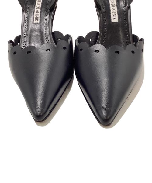 Manolo Blahnik（マノロ ブラニク）Manolo Blahnik (マノロ ブラニク) NIKOSLI ブラック サイズ:34の古着・服飾アイテム